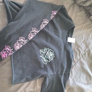 Long Sleeve Crop Top